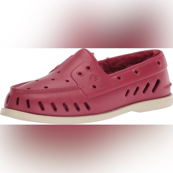 Women’s Sperry Red Burgundy Float Boat Loafer Size 10 US! - Picture 1 of 11